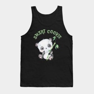 Smart Cookie I'm Cute and I know it Sweet little panda cute baby outfit Tank Top